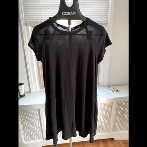 Black t-shirt dress